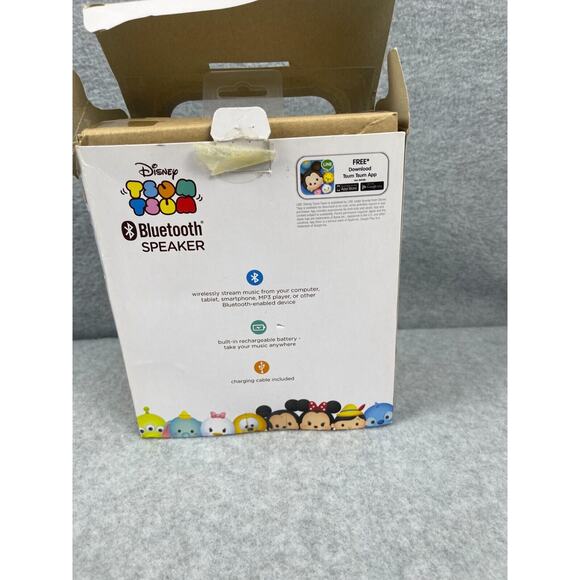 New Disney Tsum Tsum Minnie Plush Bluetooth Speaker Minnie Fantasia Box‎ Damage - Picture 3 of 7